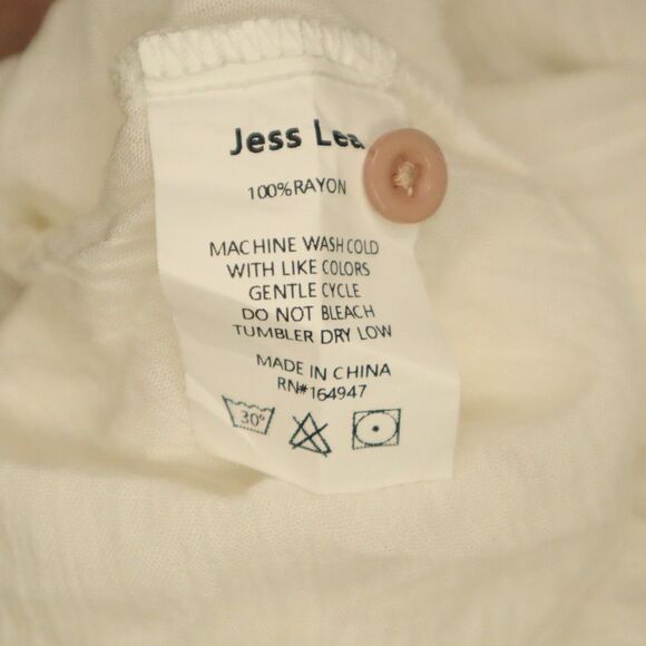 Jess Lea Colorblock Button down Blouse Size 2X Lightweight NEW - Picture 9 of 11